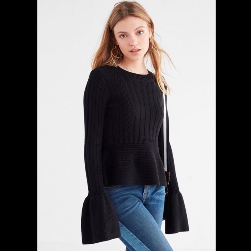 Urban Outfitters Peplum Sweater